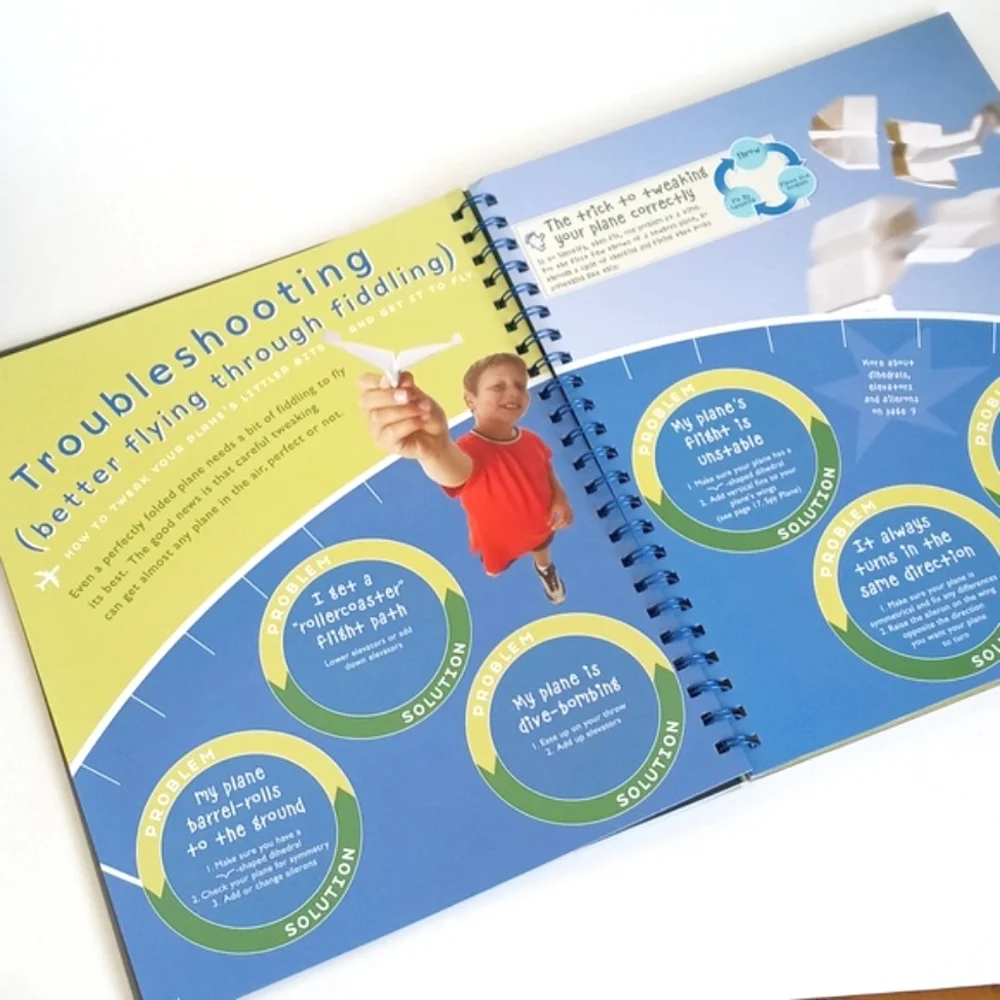 Klutz Paper Airplanes Activity Book For Children & Family Fun Easy Instructions